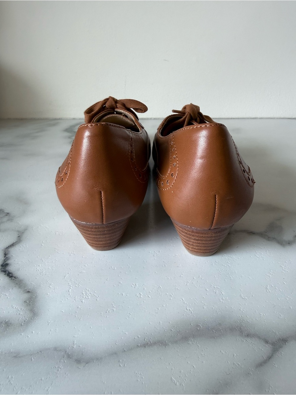 Chelsea Crew Demi Vintage Oxford Brown Romantic Victorian Academia size 8 - Picture 6 of 8
